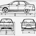 Dimensions of VAZ 2110