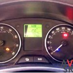 How to reset the service interval on a Skoda Fabia