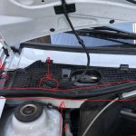 How to remove the washer reservoir on a Lada Largus?