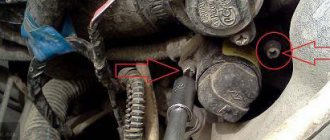 Mounting the idle speed control on a VAZ-2112