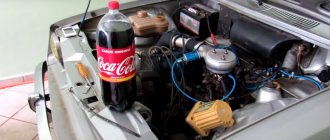 Is it possible to clean limestone deposits from a radiator using Coca-Cola?