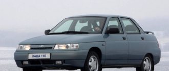 Sedan VAZ-2110, 1995-2007