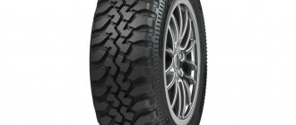 Tires for Niva Cordiant