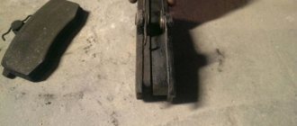 Replacing brake pads Lada 2110 (VAZ 2110)